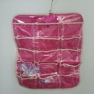 Jewelry Hair Accessories Hanging‎ Closet Organizer Butterfly Pocket Girls